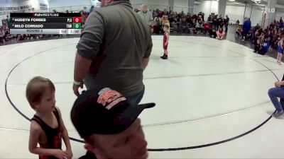 1 lbs Round 2 - Hudsyn Forbes, Plainview vs Milo Corrado, The Best Wrestler
