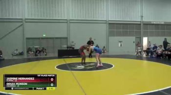 144 lbs Placement Matches (8 Team) - Jasmine Hernandez, Illinois vs Desza Munson, Colorado