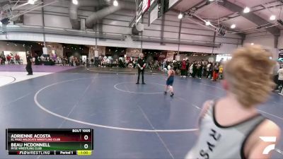 80 lbs Champ. Round 1 - Beau Mcdonnell, Ryse Wrestling Club vs Adrienne Acosta, El Paso Wildcats Wrestling Club
