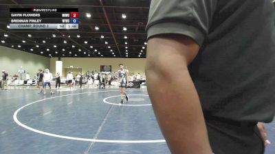 94 lbs Champ. Round 3 - Gavin Flowers, Mile High Wrestling Club vs Brennan Finley, Willard Youth Wrestling Club