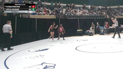 135 lbs Round 2 - Kayla Jacques, Northeast (AA) vs Kyrah Proctor, Eastern Technical