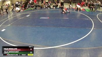 45 lbs Semifinal - Miles Bringhurst, WESTLAKE vs Miles Berglund, Sanderson Wrestling Academy