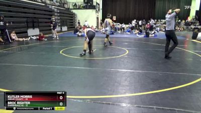 190 lbs Round 1 (10 Team) - BROC RIGHTER, Gardendale Hs vs Kutler Morris, Shelby County