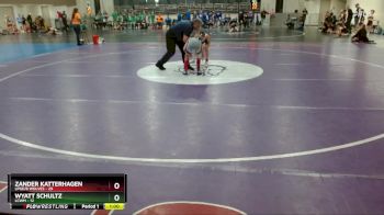 84 lbs Semis (4 Team) - Wyatt Schultz, LCWM vs Zander Katterhagen, LPGE/B Wolves