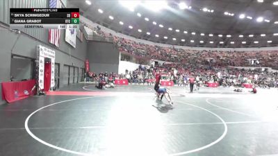 105 lbs Semifinal - Skya Scrimgeour, Southern Door vs Giana Grabot, B.A.M Training Center