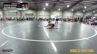 83 lbs Consi Of 16 #2 - Daemeon Coleman, Well Trained vs Fletcher Headley, Greater Heights Wrestling