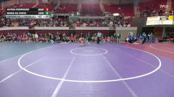 140 lbs Round 1 (16 Team) - Alyssa Rodriguez, Lubbock Cooper vs Maria Da Costa, Frisco Lebanon Trail