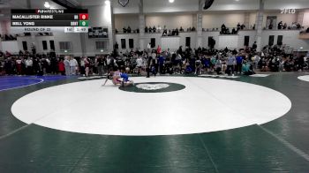 144 lbs Round Of 32 - Macallister Rinke, Bridgewater-Raynham vs Bell Yong, Braintree