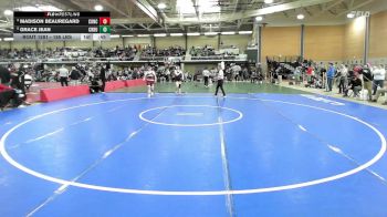 185 lbs Consolation - Madison Beauregard, Concord vs Grace Jean, Caribou