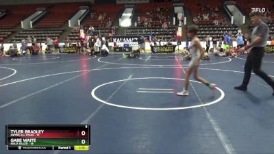 96 lbs Round 2 (6 Team) - Gabe Waite, Ninja Killer vs Tyler Bradley, Metro All Stars