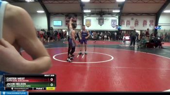 106 lbs Round 3 - Carter West, Notre Dame, Burlington vs Jacob Nelson, Columbus Community/WMU