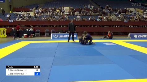 Elyse Nicole Shaw vs Lynnette Liz Villanueva 2024 Pan IBJJF Jiu-Jitsu No-Gi Championship