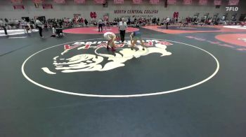 157 lbs Champ. Round 2 - Dominick Paul, Wabash vs Rhenzo Augusto, Elmhurst University