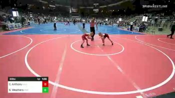 60 lbs Consolation - Callen Anthony, Carl Albert Little League vs Skyler Weathers, Hinton