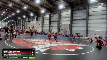 95 lbs Semis & 1st Wrestleback (8 Team) - Brielynn Jackson, Black Mambas vs Gracie Obermiller, Queens Of The Corn Red