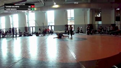 113 lbs 5th Place Match - Luke Mauch, FCA Hurricanes vs Ryder Gillispie, Poquoson Athletic Association