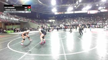 155 lbs Champ. Round 2 - Kinsey Byrge, Corner Canyon vs Lexi Sanders, Rocky Mountain