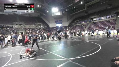 49 lbs Semis - Isaiah Lopez, Black Fox Wrestling Academy vs Colten Black, Ravage Wrestling Club
