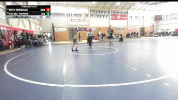 115 lbs Cons. Round 4 - Kate Gonzales, Maria Carrillo vs Lucero Vargus, Willits