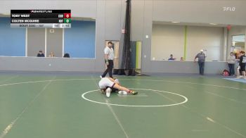 157 lbs Cons. Round 2 - Colten Mcguire, Northern Oklahoma College-Tonkawa vs Toby West, Cowley College