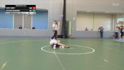 157 lbs Cons. Round 2 - Colten Mcguire, Northern Oklahoma College-Tonkawa vs Toby West, Cowley College
