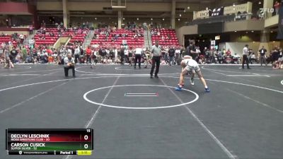 110 lbs Round 5 (6 Team) - Declyn Leschnik, Ridge Wrestling Club vs Carson Cusick, SlyFox Silver