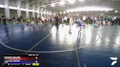 59 lbs Quarterfinal - Hayzon Walker, Stallions Wrestling Club vs Canyon Moffat, Utah