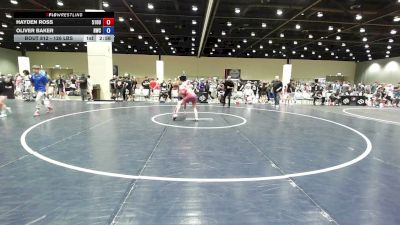 126 lbs Cons. Sub-quarters - Hayden Ross, 512 Outlaw vs Oliver Baker, Husky Wrestling Club