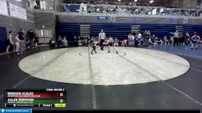 75 lbs Cons. Round 3 - Kaleb Rebmann, Grizzly Wrestling Club vs Bridger Scales, Mountain Man Wrestling Club