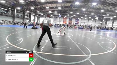 106 lbs Consi Of 64 #2 - Nicholas Harary, NJ vs Luke Berthelot, GA