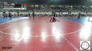 140 lbs Consi Of 8 #2 - Ka'Maury Carter, Yukon vs Boede Johnson, Checotah Matcats
