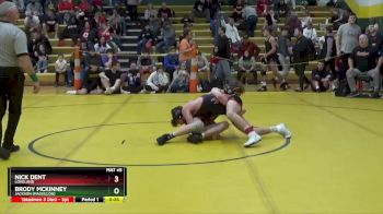 132 lbs Cons. Round 5 - Brody McKinney, Jackson (massillon) vs Nick Dent, Loveland