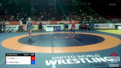 73kg 1st Place Match - Aniah Zedan, Team Xtreme vs Charlotte Bowslaugh, Jr Brock Badgers