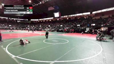 65 lbs Cons. Round 2 - Noah Whitling, HHY1 vs Christian Diefenthaler, OAK3