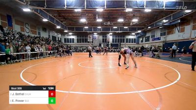 190 lbs Semifinal - Jose Bethel, Chelmsford vs Eric Power, Boston Latin