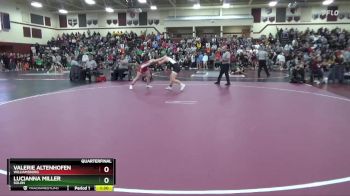 140 lbs Quarterfinal - Lucianna Miller, Solon vs Valerie Altenhofen, Williamsburg