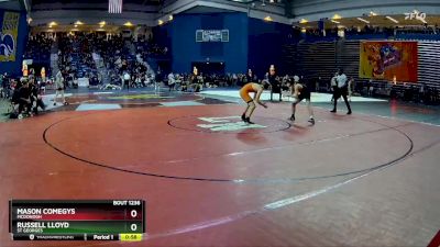 132 lbs Cons. Round 2 - Mason Comegys, McDonogh vs Russell Lloyd, St Georges