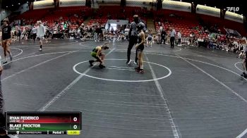 64 lbs Round 3 (8 Team) - Ryan Federico, Lake WC vs Blake Proctor, Silo WC
