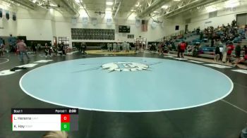 106 lbs Round 1 (10 Team) - Lazarus Hererra, Cheyenne East vs Kirklin Hay, Rock Springs