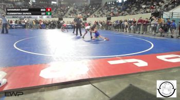 80 lbs Consolation - Savannah Curry, Moore JH vs Clementina Zapata, Santa Fe South