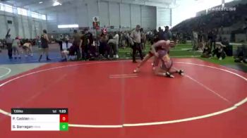 130 lbs Round Of 16 - Piper Cadden, Valiant vs Samantha Barragan, Hemet WC