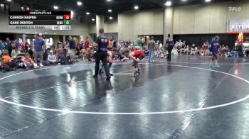 116 lbs Round 3 (6 Team) - Gabe Denton, Blackman WC vs Carson Naifeh, NC National Team White