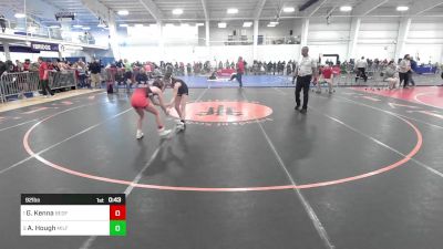 92 lbs Consolation - Grace Kenna, Bedford NH vs Amelia Hough, Milford MA