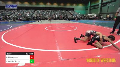 76 lbs Round Of 64 - Cameron Hagler, Red Star Wrestling Academy vs Jre Whitford, TEAM PRIDE ACADEMY