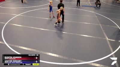 58 lbs Round 5 - Quintin Johnson, Grynd Wrestling vs Sawyer Sweazey, Princeton Youth Wrestling