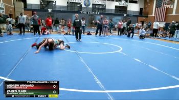 110-114 lbs Round 2 - Andrew Winward, Davis Wrestling Club vs Zaiden Clark, Grantsville Wrestling Club