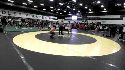 138 lbs Champ. Round 2 - Abel De La Cruz, Lompoc vs Ezekiel Rangel, Central