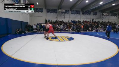 289 lbs Champ. Round 1 - Max Lomboy, Palma vs Alexander Noto-hagan, Carmel