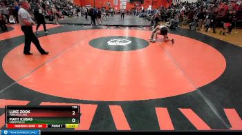 170 lbs Quarterfinal - Luke Zook, YORKVILLE (HS) vs Matt Kubas, LIBERTYVILLE