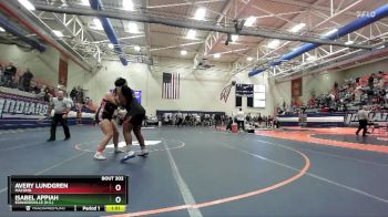 190 lbs Quarterfinal - Isabel Appiah, Edwardsville (H.S.) vs Avery Lundgren, Macomb